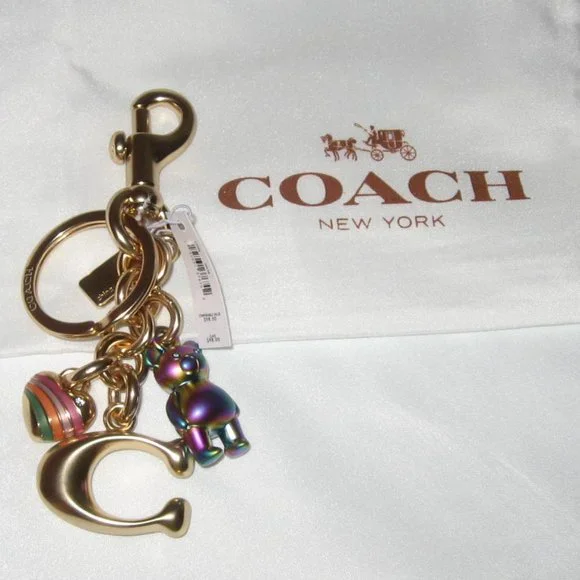 Coach Signature Cluster Mixed Charms Bag Charms NWT